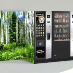 Dallmayr Automatenstation mit Kaffeeautomat und Snackautomaten