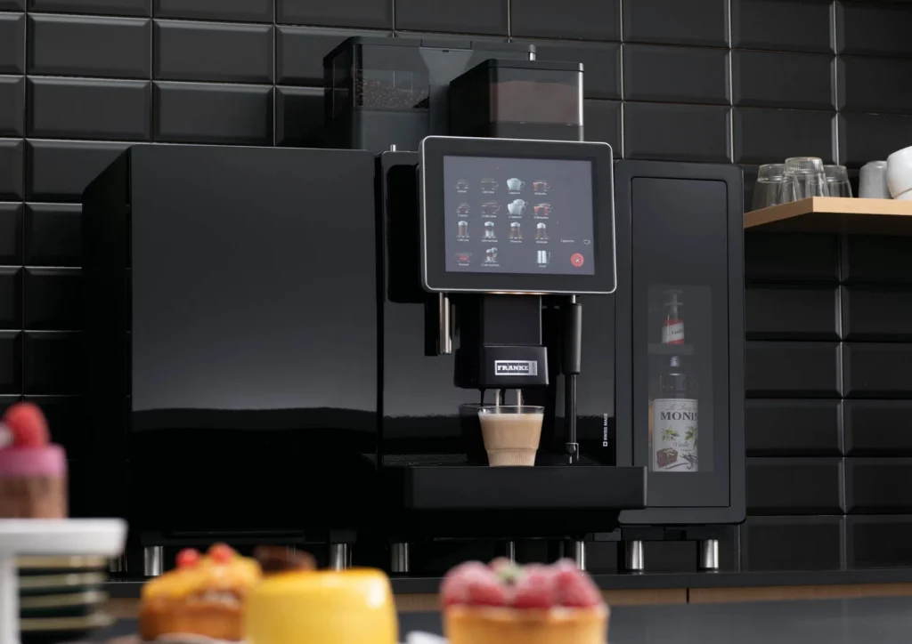 Franke A800 Kaffeevollautomat im Café