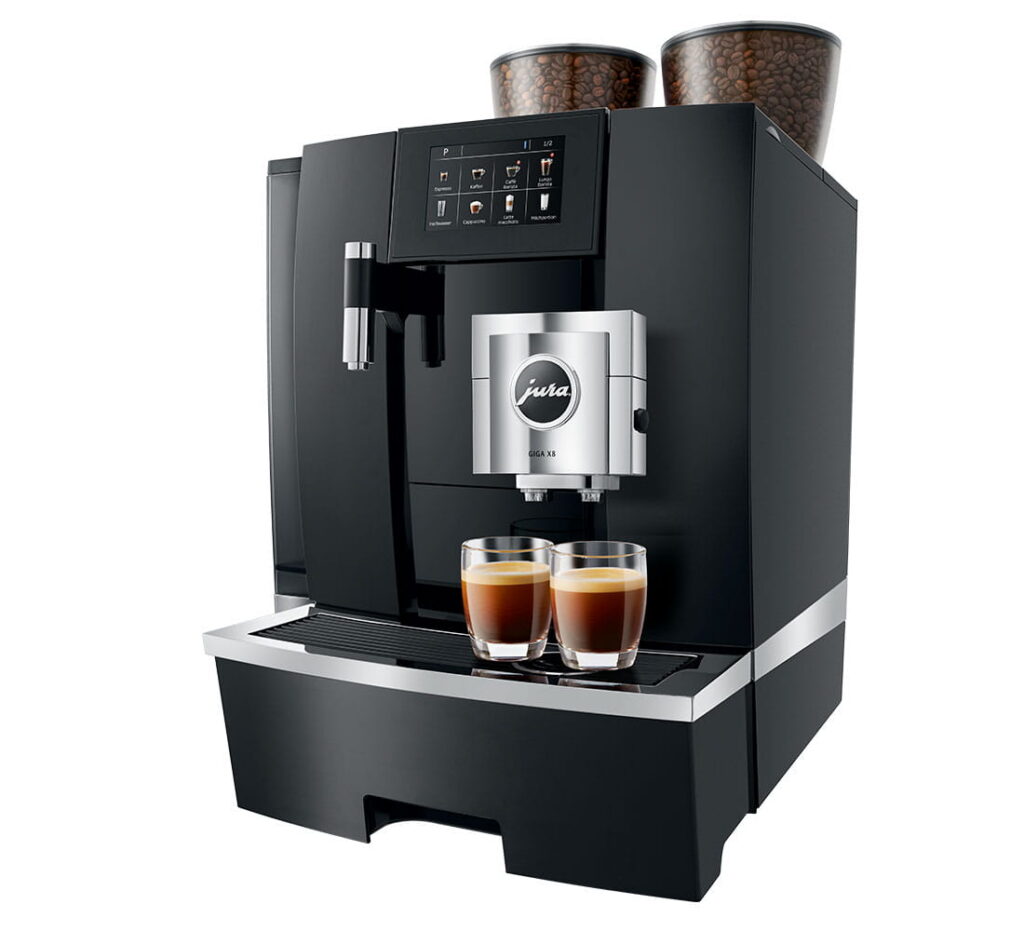 JURA GIGA X8 Kaffeevollautomat in Aluminium Black