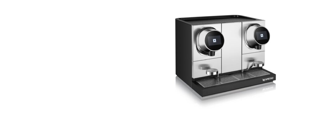 Nespresso Professional Momento 200 in der Seitenansicht