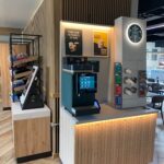 Selecta Kaffeestation mit Kaffeevollautomat im Unternehmen