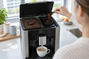 Kaffeevollautomat Bohnen und Pulver, für welche Betriebe ein zusätzlicher Pulverschacht sinnvoll ist