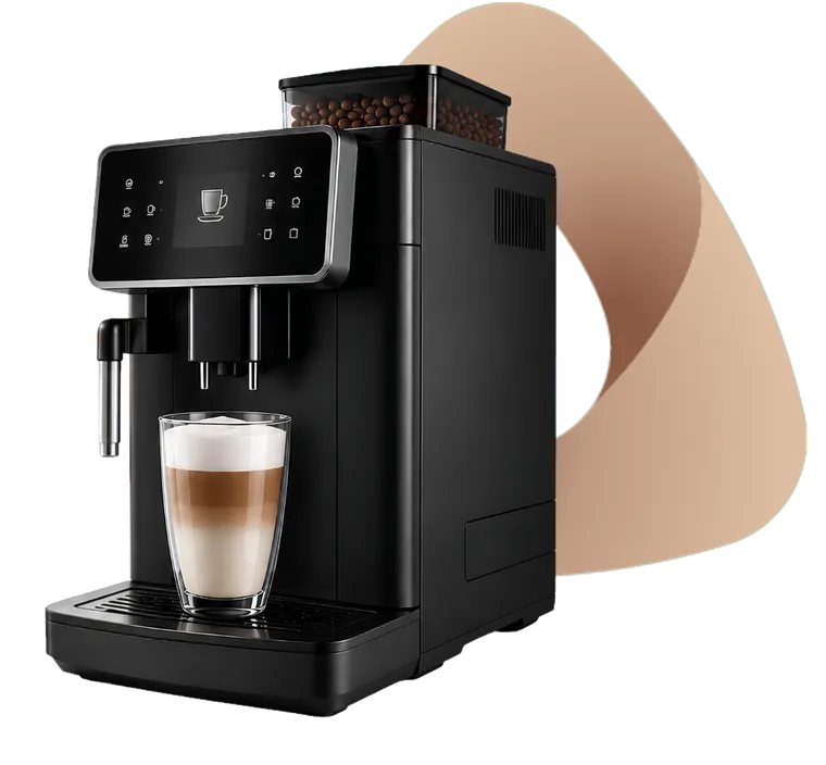 Kaffeevollautomat mit Latte Macchiato