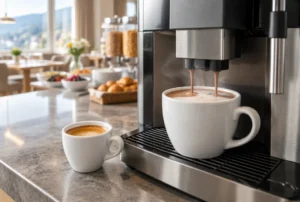 Kaffeevollautomat mit Kakao, wann sich die Funktion im Betrieb lohnt und was sie an Pflege kostet