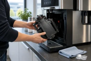 Kaffeevollautomat reinigen, mit festem Plan für Büro und Gastronomie