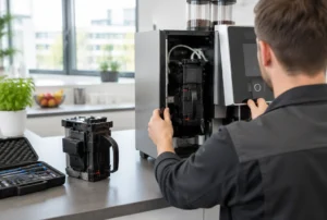 Kaffeevollautomat reparieren, welcher Weg im Betrieb am schnellsten zum laufenden Gerät führt