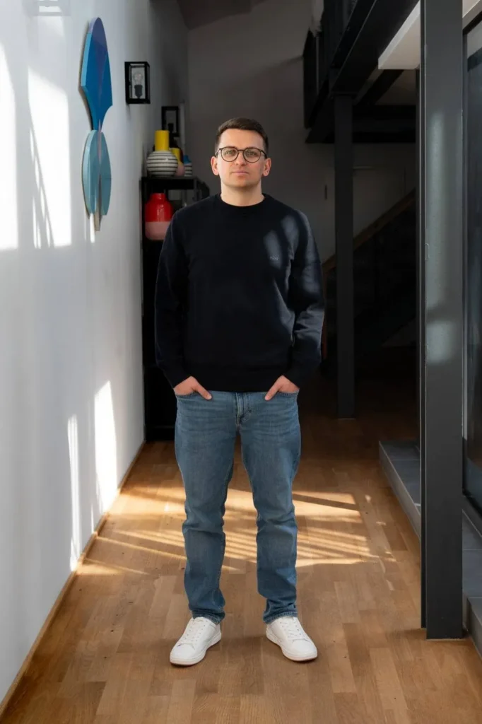 Tim Cazin im Büro